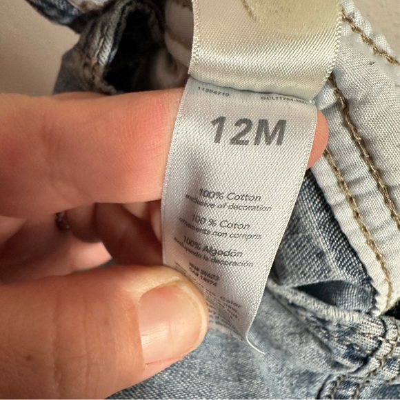 Vintage Oshkosh B’gosh Denim Overalls, unisex, size 12 months - Picture 7 of 7